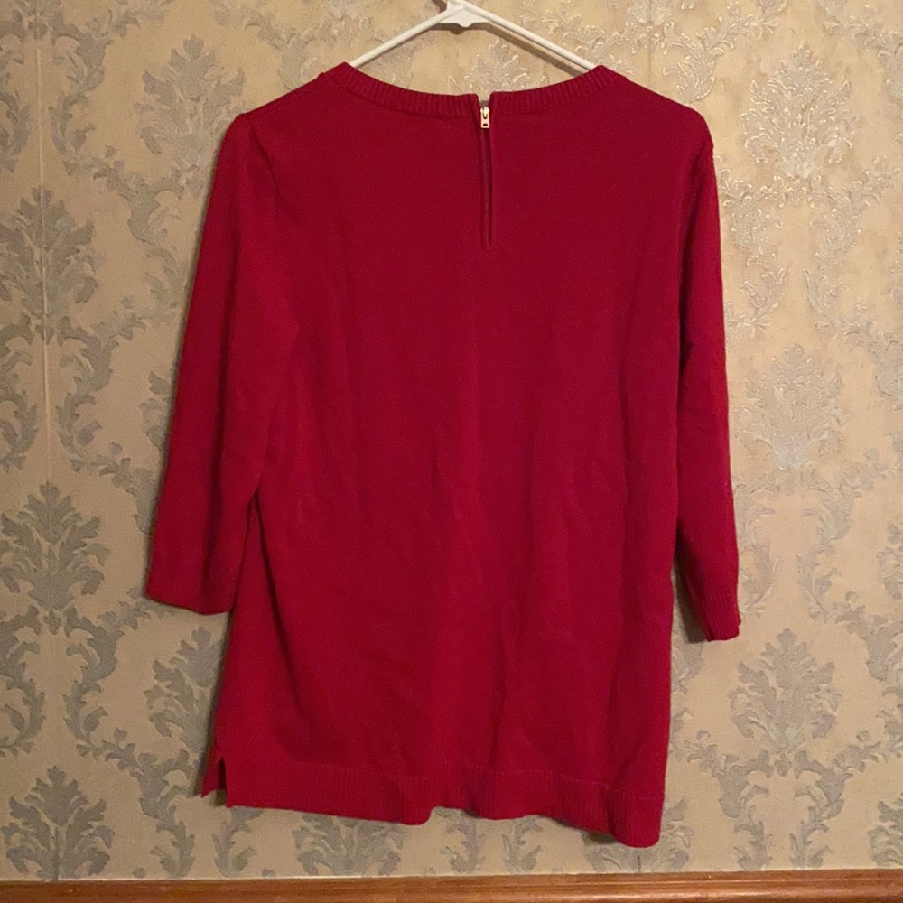 Talbots Red Sweater - Picture 4 of 5